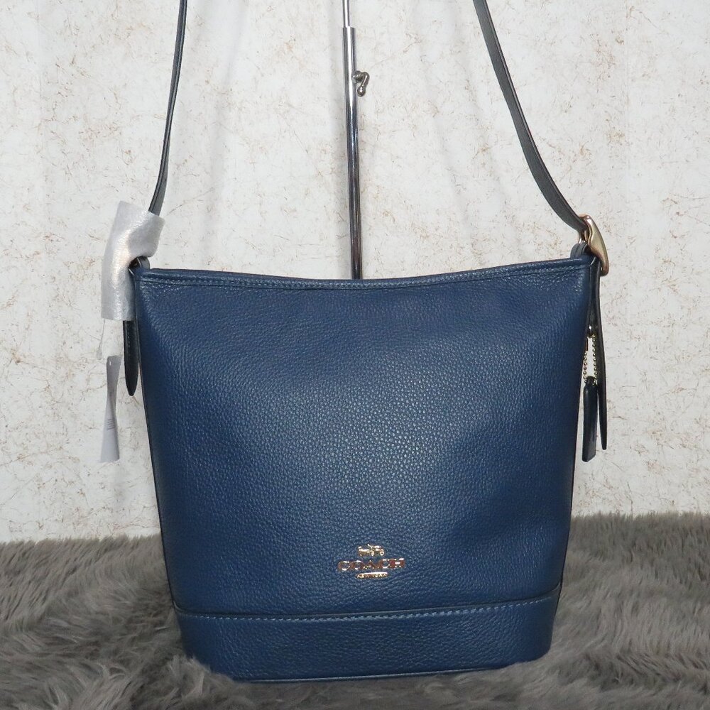 Coach Jude Duffle Bag (Deep Blue)